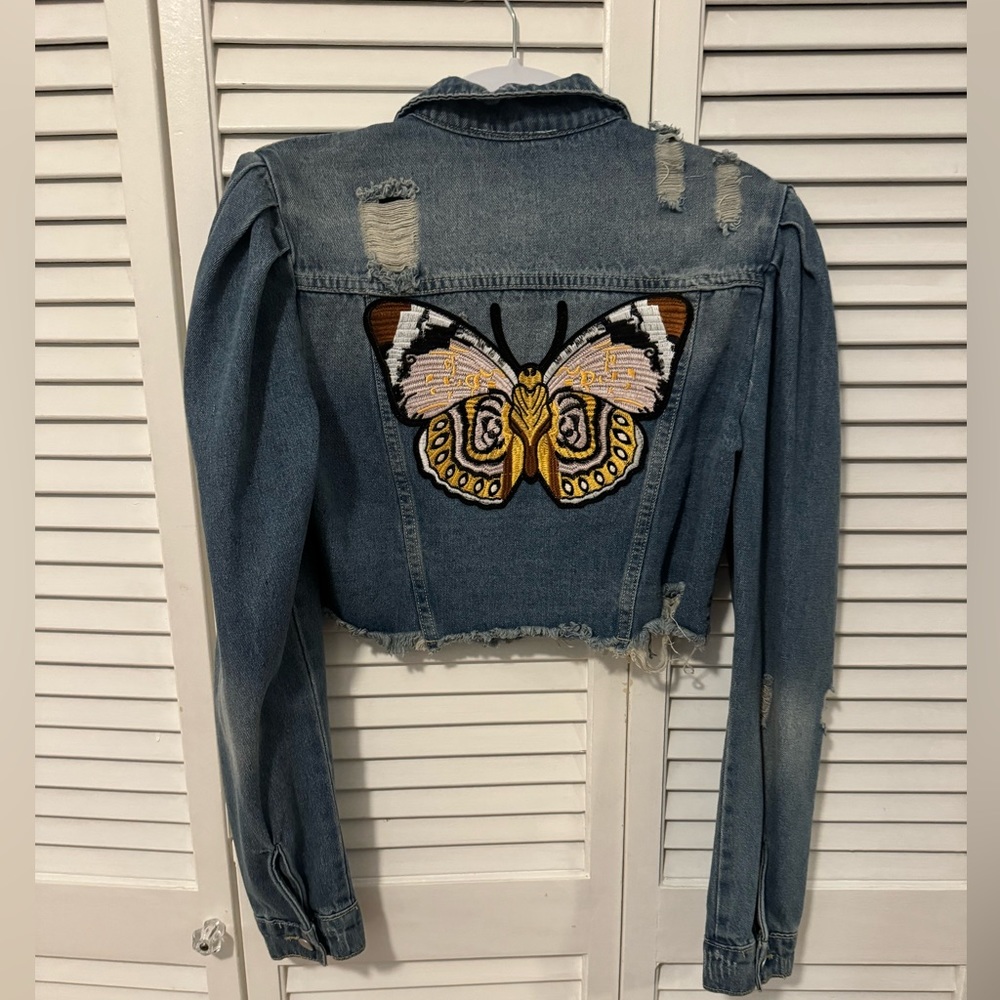 Embroidered Denim Jacket